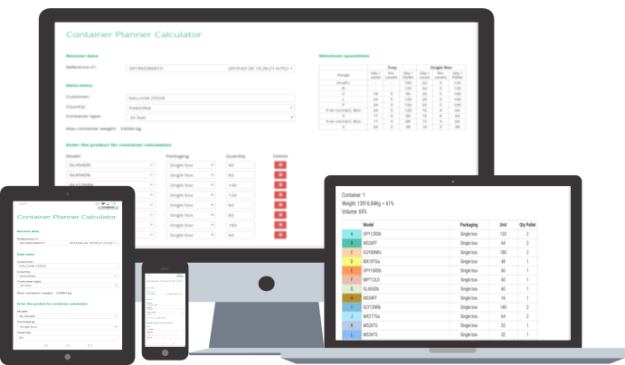 HCB Container Planner